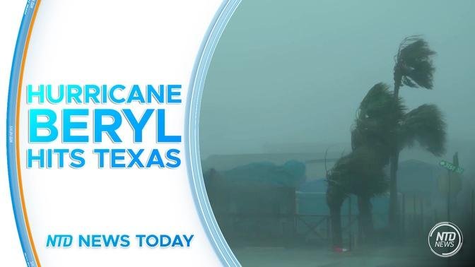 Hurricane Beryl Makes Landfall in Texas; Biden Vows to Stay in Race; France's Election Results Out