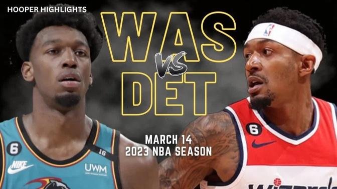 Washington Wizards vs Detroit Pistons Full Game Highlights | Mar 14 | 2023 NBA Season