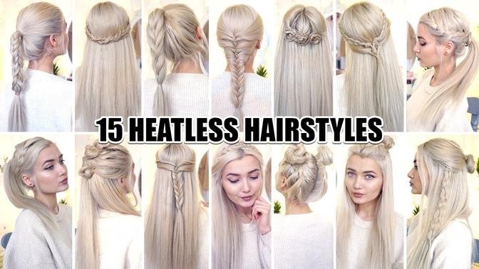 15 Braided Back To School HEATLESS Hairstyles!.