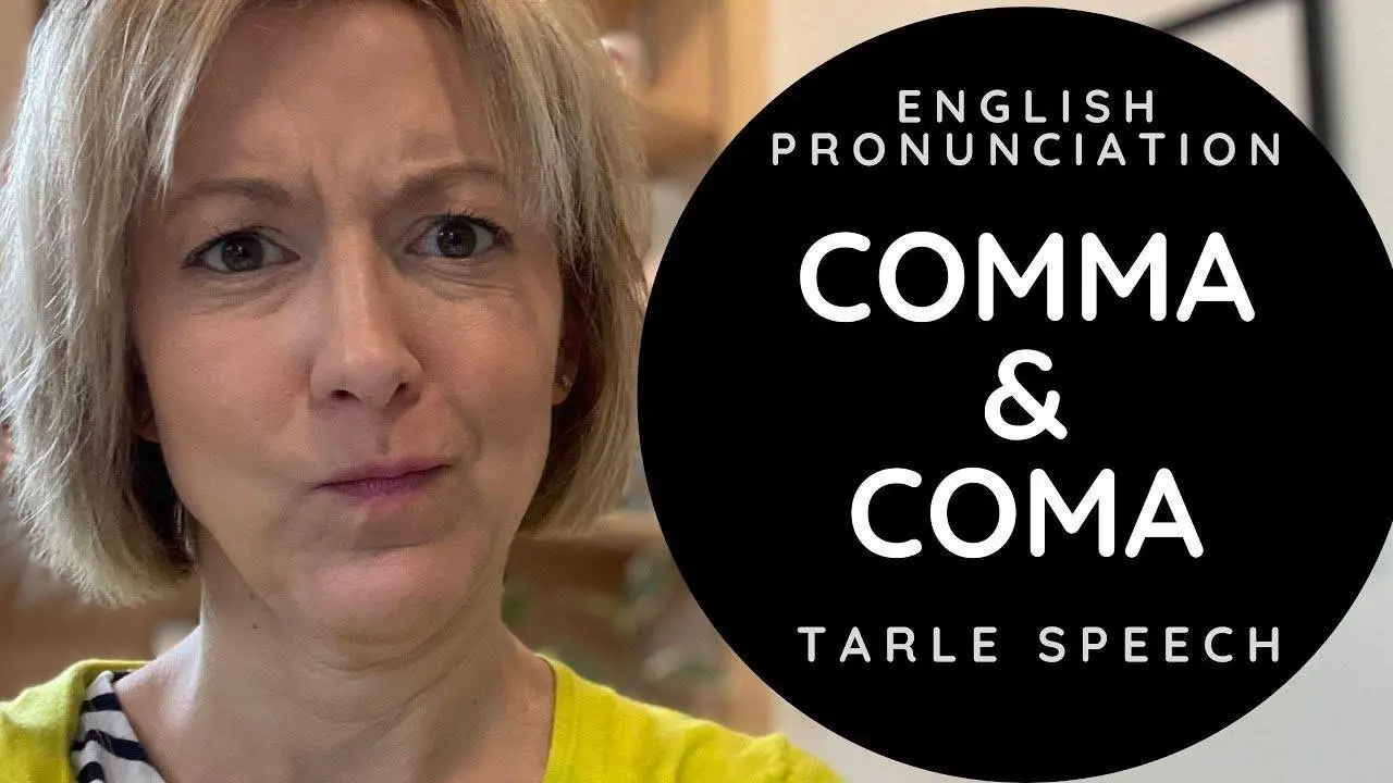 How to Pronounce COMMA & COMA - American English Pronunciation Lesson