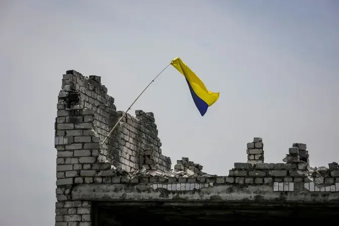 Ukrainian flag, Russian corpses evidence of Kyiv's advance in south