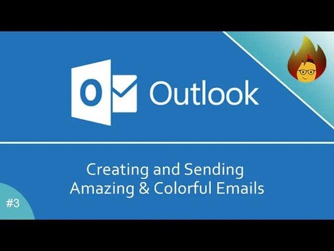 Creating and Sending Amazing & Colorful Emails | MS Outlook 365