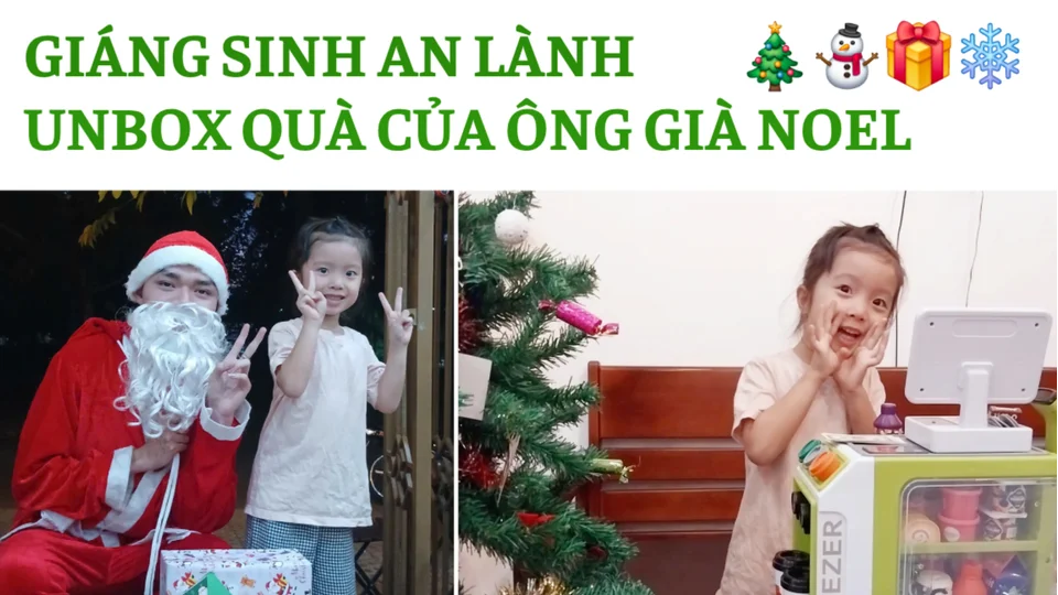 Em được Ông Già Noel đến nhà tặng quà🎅🎁😍
#Lifestyle #EverydayStories #Kids #GJWbabies #MienTayQueToi #VietNamOi #BietOn