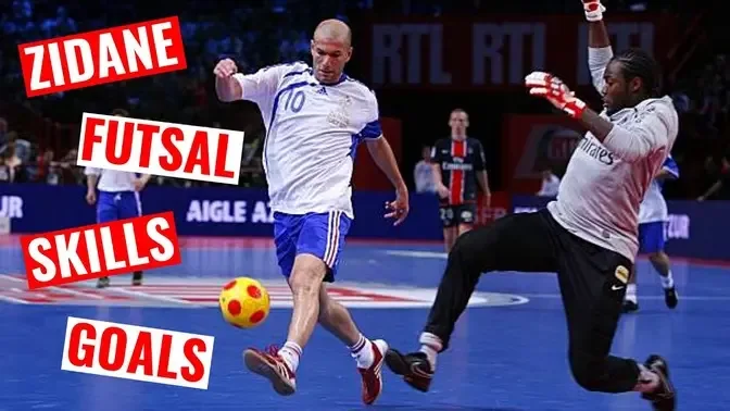 Zinedine Zidane Futsal Skills and Goals w/ Enzo & Luca 2022 - Seven Futsal