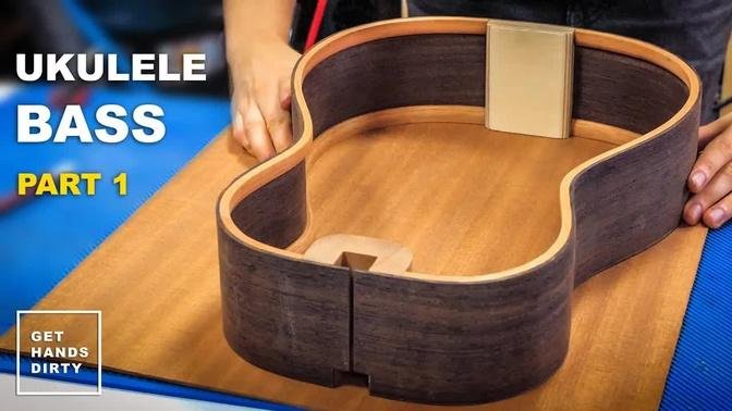 How to Build a Ukulele Bass // Sides, Linings, End and Neck Blocks - Ep.1