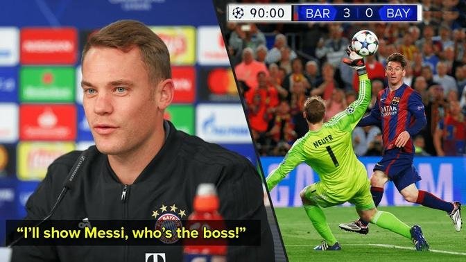 The Story Behind Lionel Messi Revenge Against Manuel Neuer.