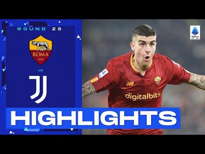 (Seria A 2022/2023): Highlights Roma - Juventus