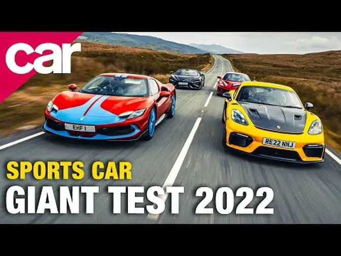 Sports Car Giant Test 2022 – Ferrari vs Porsche vs McLaren & more!