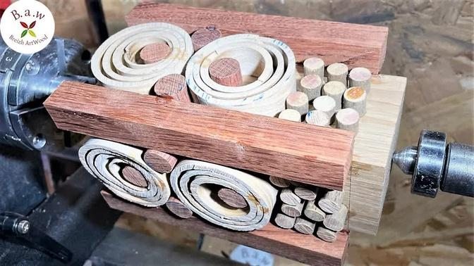 Woodturning ： An original process with rings