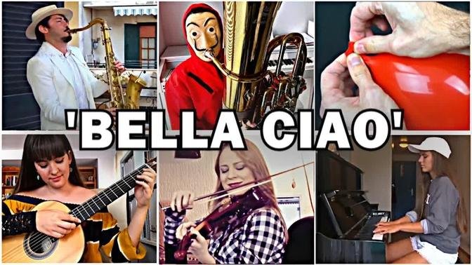 Who Played It Better: Bella Ciao - La Casa De Papel (Sax, Balloon, Guitar, Piano, Trombone, Violin)