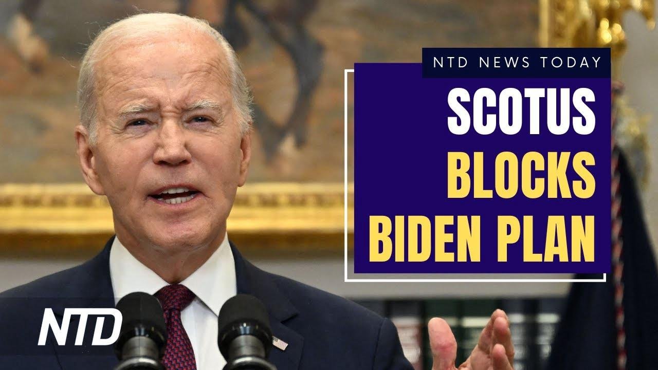 SCOTUS: Biden Can't Cancel Student Loans, Web Designer Can Refuse Same-Sex Wedding Request | NTD