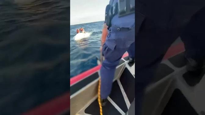 Coast Guard Saves 4 from Sinking Ship off Florida Coast