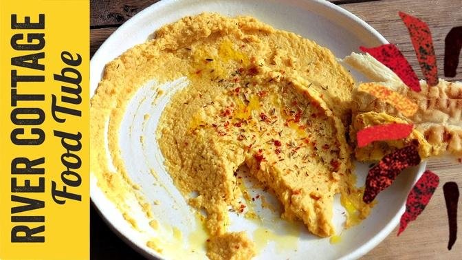 Roast root hummus | Hugh Fearnley-Whittingstall