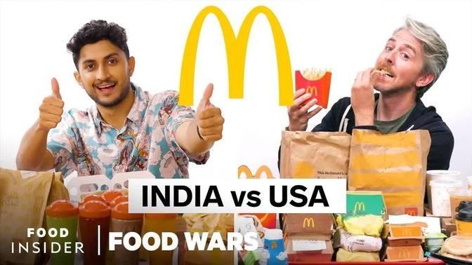 US vs India McDonald’s - Food Wars - Food Insider