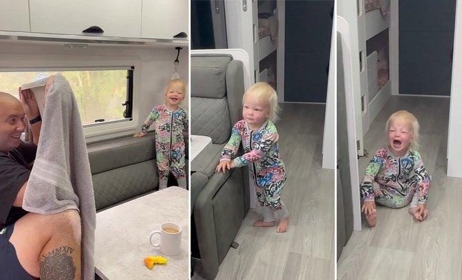 Baby Girl's Priceless Reaction After Dad Shaves His Beard – Watch the Hilarious Moment!