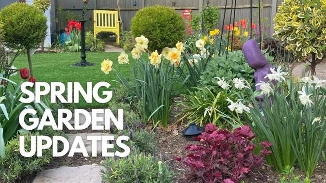 My Spring English Garden || More Baseless Planters & Seedlings 🌱
