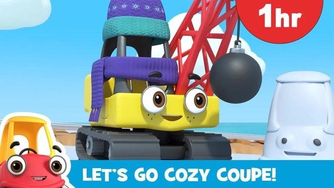 1 HR COZY COUPE | Wrecking It + More | Kids Cartoons | Let's Go Cozy Coupe