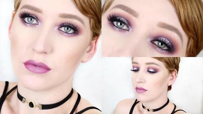 Makeup Geek Purple Halo Eye Makeup Tutorial | Pale Skin