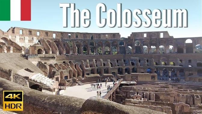 Rome, Italy 🇮🇹 - Inside the Colosseum - 4K Walking Tour in 2022 ...