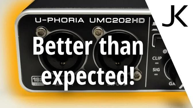 Behringer UMC202HD review (with noise measurement)