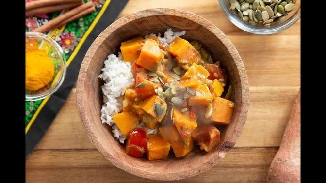 Vegan Sweet Potato Curry I The Buddhist Chef