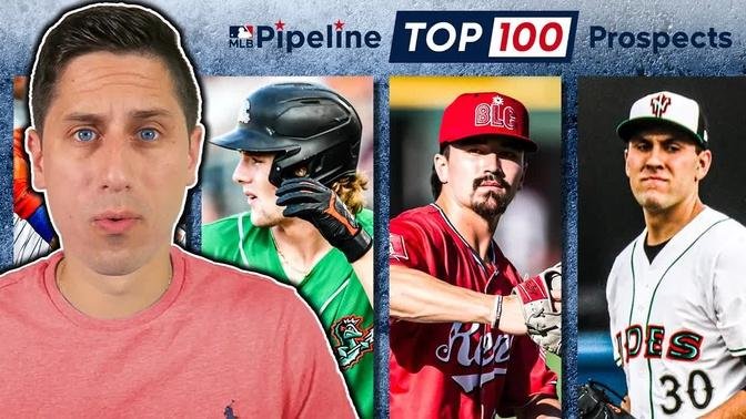 Reacting to the NEW MLB Top 100 Prospects (MLB Draft Update)
