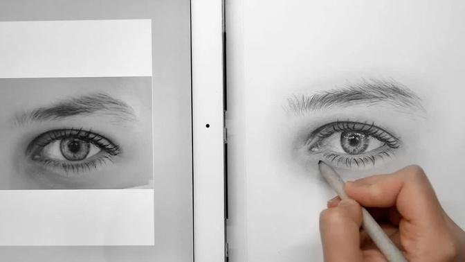 Learn How To Draw an Eye from a Reference Photo