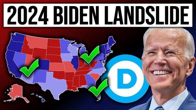 Joe Biden vs Kristi Noem | 2024 Biden LANDSLIDE Projection | 2024 Election Analyusis
