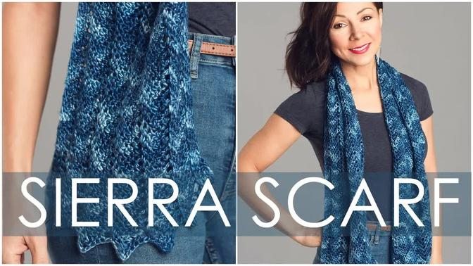 Learn How to Crochet the Easy Sierra Scarf Pattern
