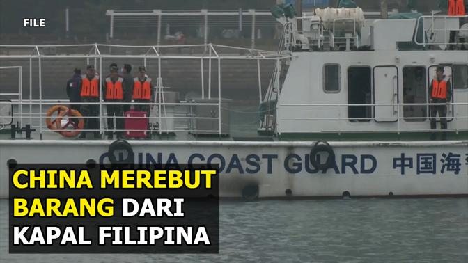 Kapal China Merebut Barang dari Kapal Angkatan Laut Filipina
