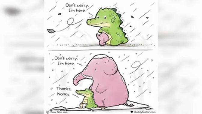 Cute and funny comics from Buddygator