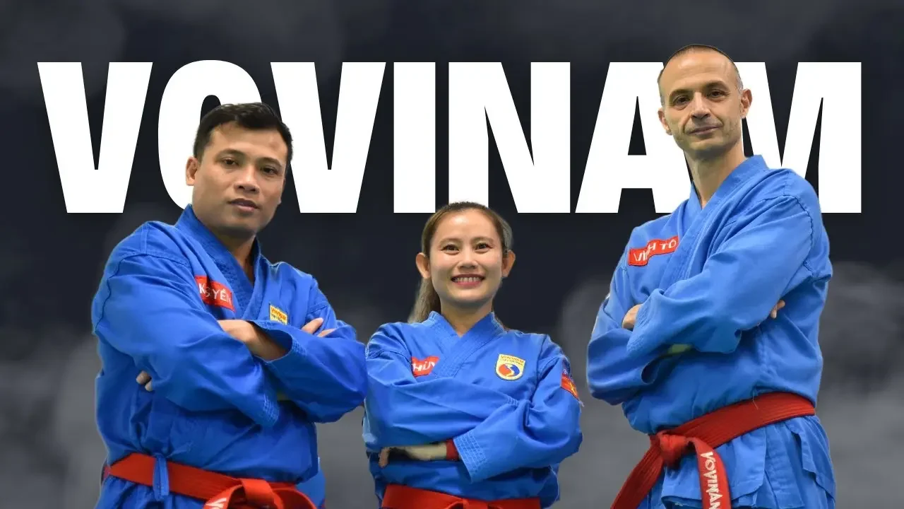 Training with masters Huynh Khac Nguyen and Mai Thi Kim Thuy