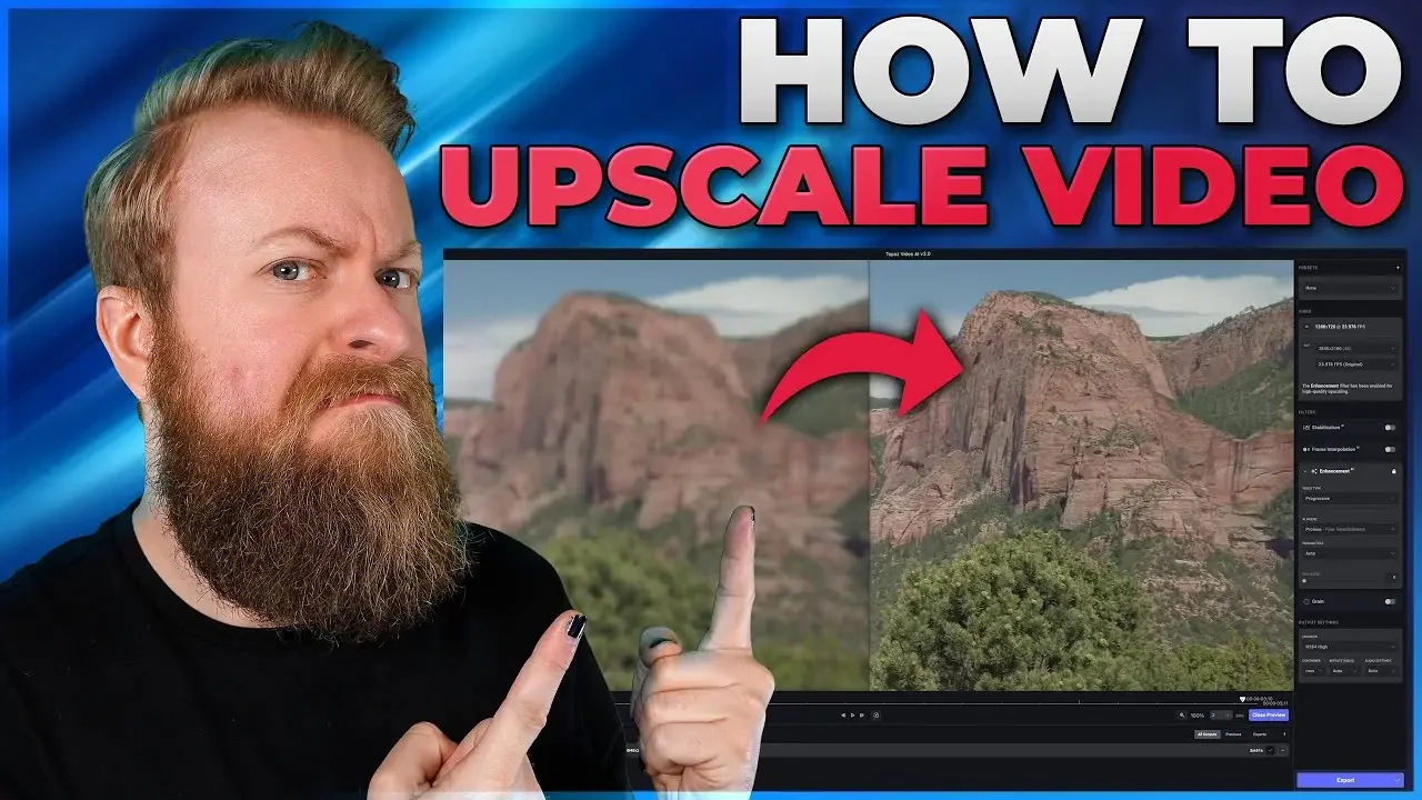 How to Upscale Videos with AI (2024 Guide)