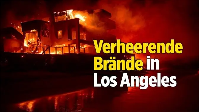 Zeitraffer: So begann der Waldbrand in Los Angeles – so sieht es jetzt aus