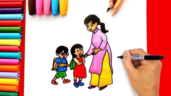 Bạn có muốn biết cách vẽ ngày nhà giáo Việt Nam để tặng thầy cô của mình không? Hãy xem ngay hình ảnh liên quan, chắc chắn sẽ giúp bạn có thêm nhiều ý tưởng sáng tạo!