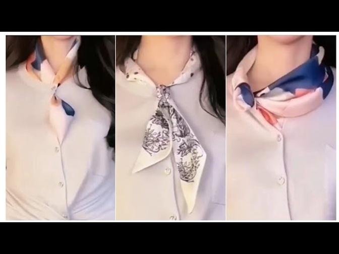 Decent and Charming Scarf Styles for Women. Give a Cute Look to Your Attire by these Scarf Styles.