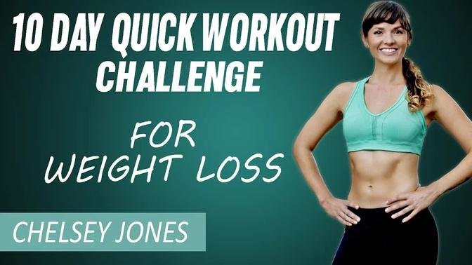 Quick Weight Loss Workout 10-Day Challenge | Day 1 | Lose Weight, Burn Fat 🔥