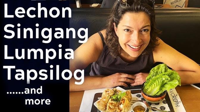 CLASSIC FILIPINO DISHES: Trying the tastiest dishes like crispy pata, tapsilog and lechon
