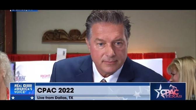 Real America's Voice Interview - CPAC 2022
