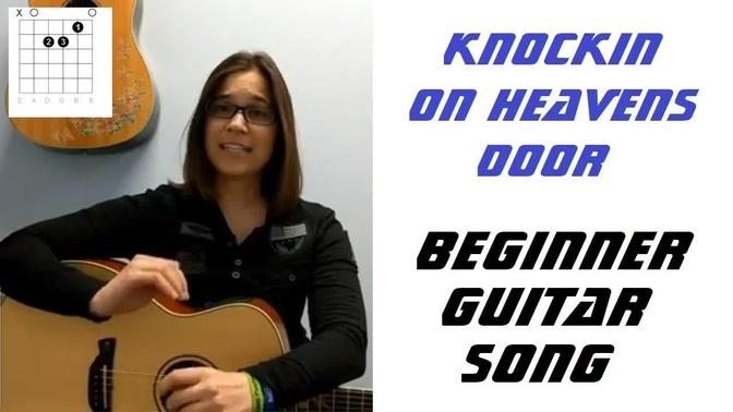 Knockin On Heaven's Door Guitar Lesson - Easy Guitar Song
