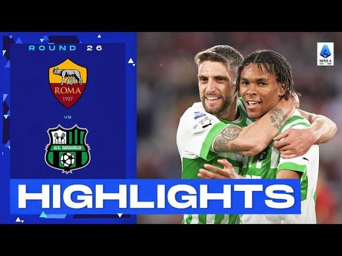 (Seria A 2022/2023): Highlights Roma - Sassuolo