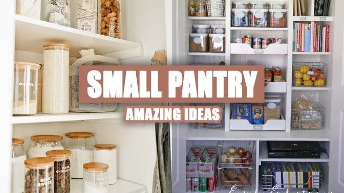45+ Amazing Ideas for Small Pantries
