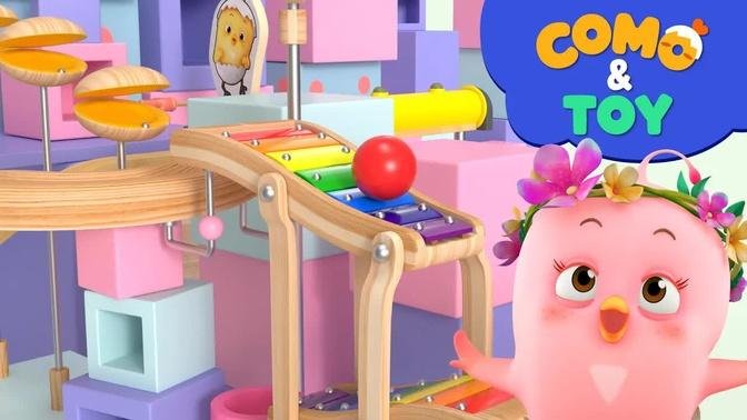 Como | Goldberg Machine + More Episodes 17min | Cartoon video for kids | Como Kids TV