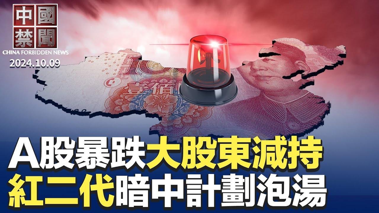 A股暴跌，资金撤离，逾百大股东减持；红二代欲藉王岐山改良中共，计划泡汤；救经济方案难产，中共拖延危机爆发 ；十一房市热爆？民众质疑中共欺骗；专访拆墙运动发起人烽烨(1)｜新唐人电视台