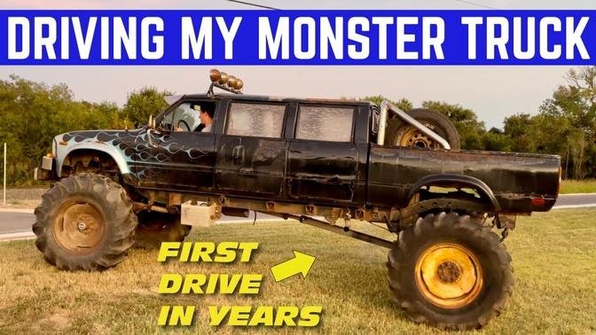 DRIVING My Abandoned $750 Toyota MONSTER TRUCK