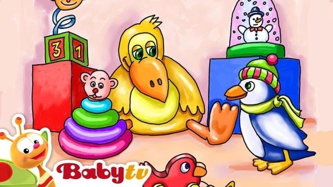 Pinguin & Rooster | Colors and Toys for Kids | BabyTV