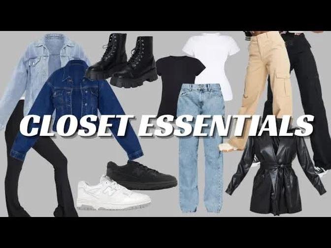TOP 10 CLOSET ESSENTIALS 2022 | my wardrobe must haves