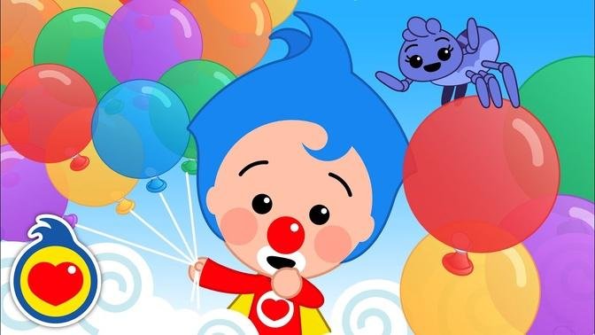 The Balloons Song 🎈 + More Nursery Rhymes & Kids Songs to Learn the Colors ♫ Plim Plim