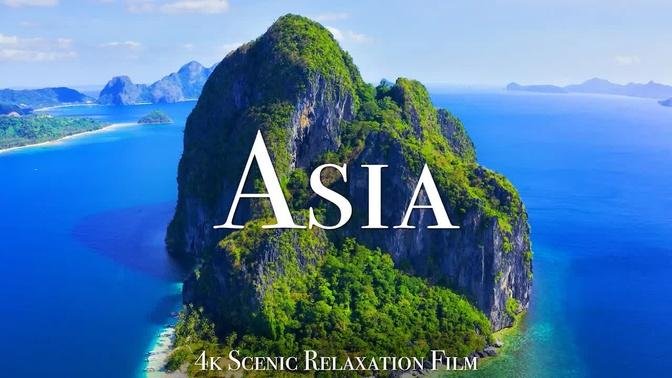 Asia 4k - Scenic Relaxation Film With Calming Music