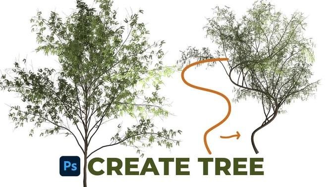 Create Tree by Only Photoshop (Tạo cây với Photoshop)